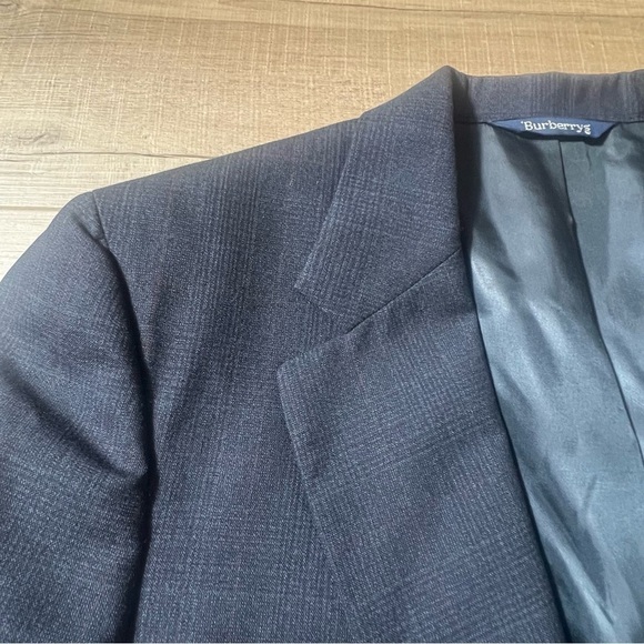 Vintage Burberrys 41 Blue  Blazer Jacket Sport Coat - Picture 5 of 16